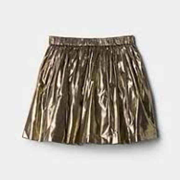 GAP Other - Gap Kids Metallic Pleated Skirt